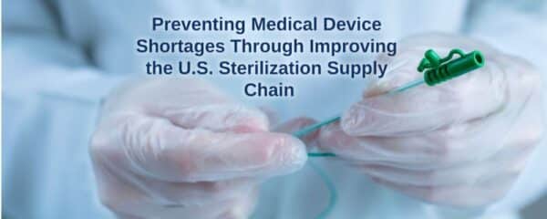 A surgeon handles sterilized medical equipment